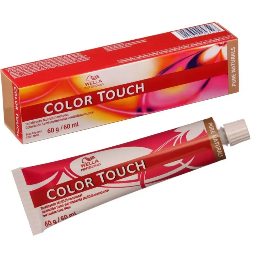 Wella Crema Colorante Color Touch Sin Amoniaco 60ml - 4.77 Castaño Medio Marrón Intenso
